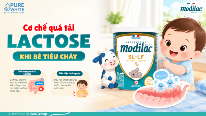 Khi hệ tiêu hóa bị tấn công, enzyme phân giải đường suy giảm mạnh gây ra tình trạng quá tải lactose.