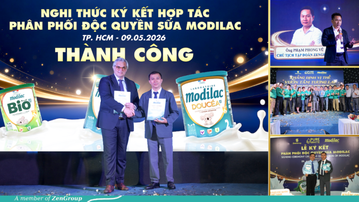 Công ty Cổ phần Pure White Việt Nam phân phối độc quyền sữa Modilac.